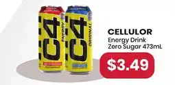Healthy Planet CELLULOR Energy Drink Zero Sugar offer