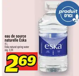 Metro EAU DE SOURCE NATURELLE ESKA | ESKA NATURAL SPRING WATER offer