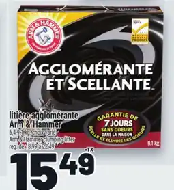 Metro LITIÉRE AGGLOMÉRANTE ARM & HAMMER | ARM & HAMMER CLUMPING LITTER offer