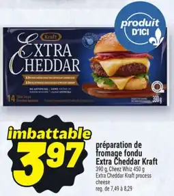 Metro PRÉPARATION DE FROMAGE FONDU EXTRA CHEDDAR KRAFT | KRAFT PROCESS CHEESE offer