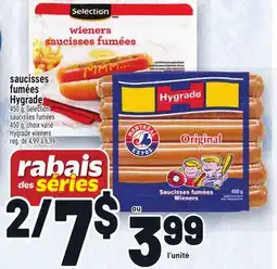 Metro SAUCISSES FUMÉES HYGRADE | HYGRADE WIENERS offer