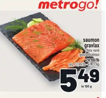 Metro SAUMON GRAVLAX | GRAVLAX SALMON offer