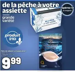 Metro FILETS DE SÉBASTE LA GASPÉSIENNE | LA GASPÉSIENNE REDFISH FILLETS offer