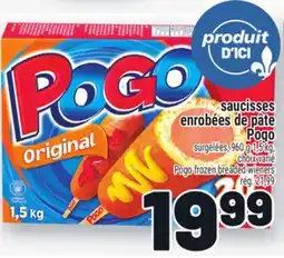 Metro SAUCISSES ENROBÉES DE PÂTE POGO | POGO FROZEN BREADED WIENERS offer