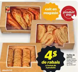 Metro FEUILLES DE PALMIER | PALM LEAVES offer