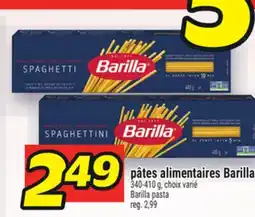 Metro PÂTES ALIMENTAIRES BARILLA | BARILLA PASTA offer