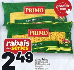 Metro PÂTES PRIMO | PRIMO PASTA offer