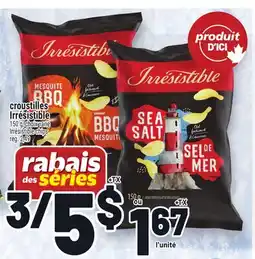 Metro CROUSTILLES IRRÉSISTIBLE | IRRÉSISTIBLE CHIPS offer