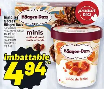 Metro FRIANDISES GLACÉES HÄAGEN-DAZS | HÄAGEN-DAZS FROZEN TREATS offer
