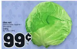 Metro CHOU VERT | GREEN CABBAGE offer