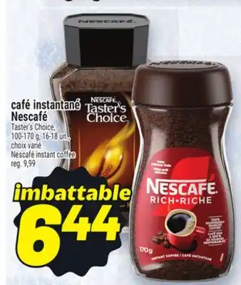 Metro CAFÉ INSTANTANÉ NESCAFÉ | NESCAFÉ INSTANT COFFEE offer