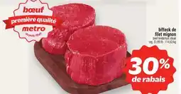 Metro BIFTECK DE FILET MIGNON | BEEF TENDERLOIN STEAK offer