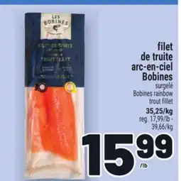 Metro FILET DE TRUITE ARC-EN-CIEL BOBINES | BOBINES RAINBOW TROUT FILLET offer
