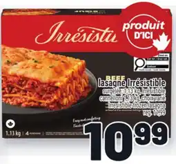 Metro LASAGNE IRRÉSISTIBLE | IRRESISTIBLE FROZEN LASAGNA offer
