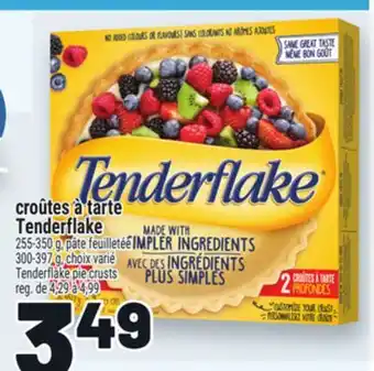 Metro CROÛTES À TARTE TENDERFLAKE | TENDERFLAKE PIE CRUSTS offer