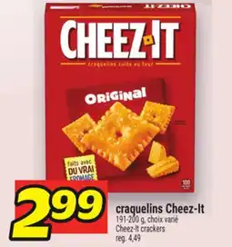 Metro CRAQUELINS CHEEZ‑IT | CHEEZ-IT CRACKERS offer