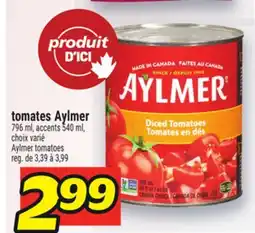 Metro TOMATES AYLMER | AYLMER TOMATOES offer