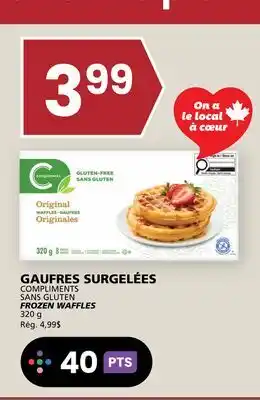 Rachelle-Bery Grocery COMPLIMENTS SANS GLUTEN FROZEN WAFFLES offer