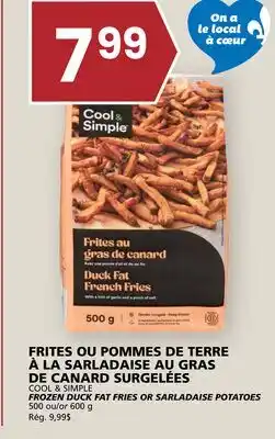 Rachelle-Bery Grocery COOL & SIMPLE FROZEN DUCK FAT FRIES OR SARLADAISE POTATOES offer