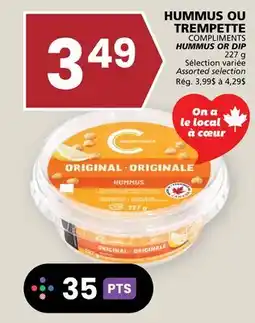 Rachelle-Bery Grocery COMPLIMENTS HUMMUS OR DIP offer