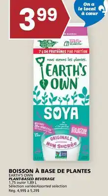 Rachelle-Bery Grocery EARTH'S OWN PLANT-BASED BEVERAGE offer