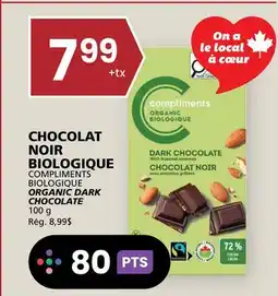 Rachelle-Bery Grocery COMPLIMENTS BIOLOGIQUE ORGANIC DARK CHOCOLATE offer