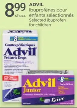 Proxim ADVIL Selected ibuprofen for children offer