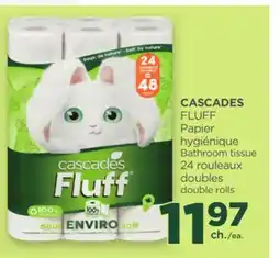 Proxim CASCADES FLUFF Bathroom tissue offer