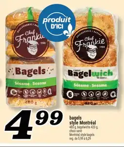 Marché Richelieu BAGELS STYLE MONTRÉAL | MONTRÉAL STYLE BAGELS offer
