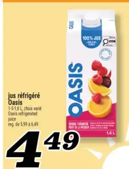 Marché Richelieu JUS RÉFRIGÉRÉ OASIS | OASIS REFRIGERATED JUICE offer