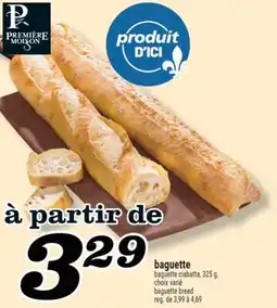 Marché Richelieu BAGUETTE PREMIÈRE MOISON | PREMIÈRE MOISON BAGUETTE BREAD offer