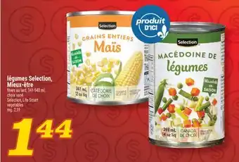 Marché Richelieu LÉGUMES SELECTION, MIEUX‑ÊTRE | SELECTION, LIFE SMART VEGETABLES offer