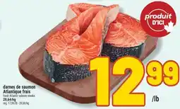 Marché Richelieu fresh Atlantic salmon steaks offer