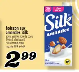 Marché Richelieu BOISSON AUX AMANDES SILK | SILK ALMOND DRINK offer