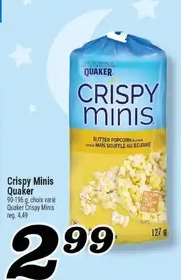 Marché Richelieu CRISPY MINIS QUAKER | QUAKER CRISPY MINIS offer