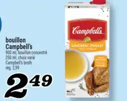 Marché Richelieu bouillon Campbell's| Campbell's broth offer