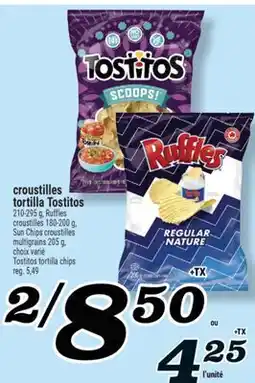Marché Richelieu CROUSTILLES TORTILLA TOSTITOS | TOSTITOS TORTILLA CHIPS offer