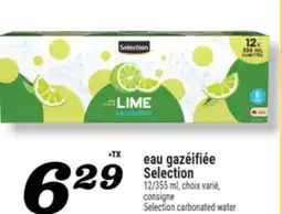 Marché Richelieu EAU GAZÉIFIÉE SELECTION | SELECTION CARBONATED WATER offer