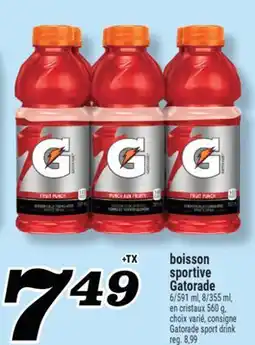 Marché Richelieu BOISSON SPORTIVE GATORADE | GATORADE SPORT DRINK offer