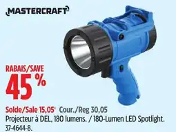 Canadian Tire Mastercraft 180-Lumen LED Spotlight offer