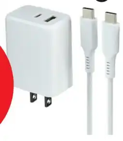 Canadian Tire Bluehive 30W Wall Charger & USB-C to USB-C Cable Dual Pack offer