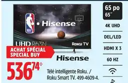 Canadian Tire Hisense Roku Smart TV offer