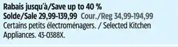 Canadian Tire Black & Decker Selected Kitchen Appliances offer