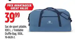 Canadian Tire Outbound Foldable Duffle Bag offer