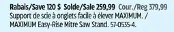 Canadian Tire MAXIMUM Easy-Rise Mitre Saw Stand offer
