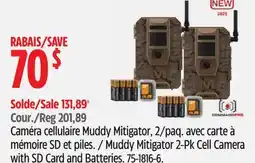 Canadian Tire CTC Muddy Mitigator 2-Pk Cell Camera with SD Card and Batteries offer