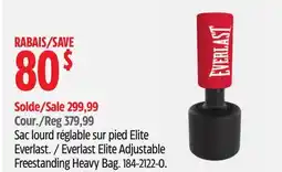 Canadian Tire Everlast Elite Adjustable Freestanding Heavy Bag offer