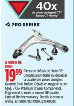 Canadian Tire Pro Series OE+ Premium Chassis Components offer