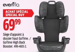 Canadian Tire Evenflo GoTime High Back Booster offer