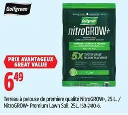 Canadian Tire Golfgreen NitroGROW+ Premium Lawn Soil, 25L offer